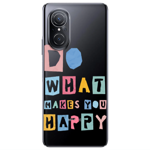 Huawei Nova 9 SE Do What Makes Transparent Silicone TPU Θήκη