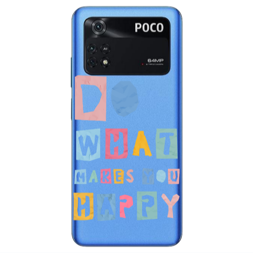 Xiaomi Poco M4 Pro 4G Do What Makes Transparent Silicone TPU Θήκη