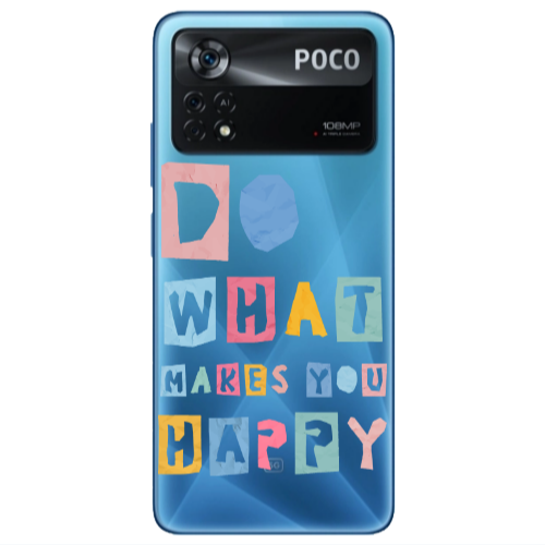 Xiaomi Poco X4 Pro Do What Makes Transparent Silicone TPU Θήκη