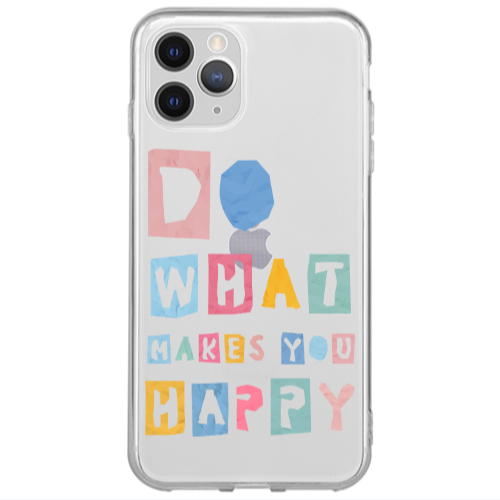 Apple iPhone 13 Pro Do What Makes Transparent Silicone TPU Θήκη