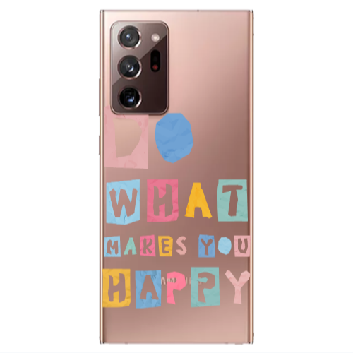 Samsung Note 20 Ultra Do What Makes Transparent Silicone TPU Θήκη