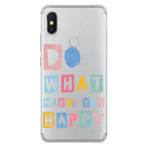 Xiaomi Redmi S2 Do What Makes Transparent Silicone TPU Θήκη