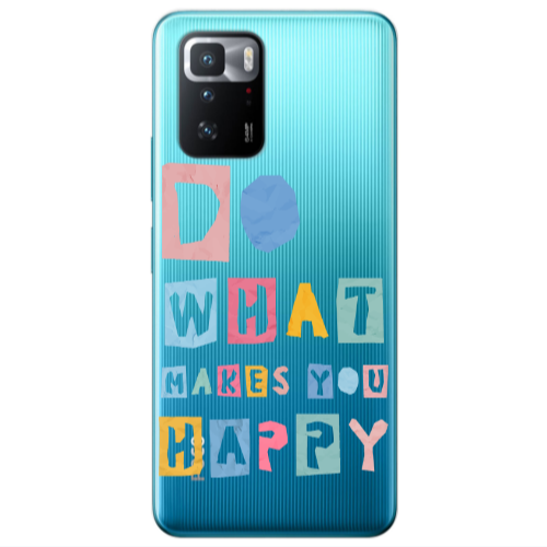 Xiaomi Poco X3 GT Do What Makes Transparent Silicone TPU Θήκη