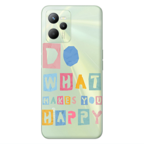 Realme C35 Do What Makes Transparent Silicone TPU Θήκη