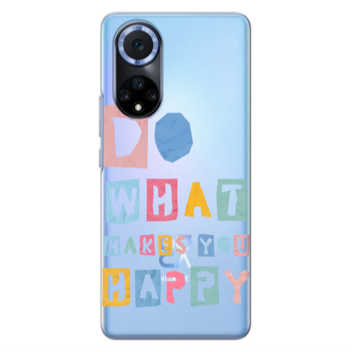 Huawei Nova 9 Do What Makes Transparent Silicone TPU Θήκη