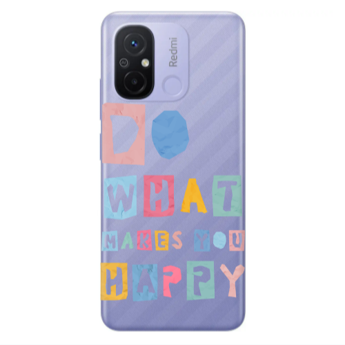 Xiaomi Redmi 12C Do What Makes Transparent Silicone TPU Θήκη
