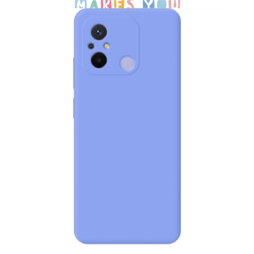 Xiaomi Redmi 12C Do What Makes Light Purple Colored Silicone TPU Θήκη