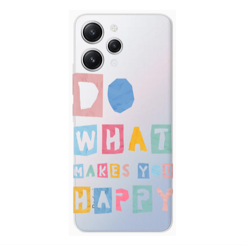 Xiaomi Redmi 12 Do What Makes Transparent Silicone TPU Θήκη