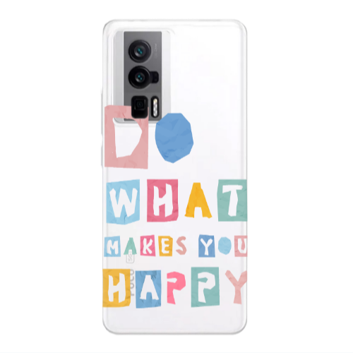 Xiaomi Poco F5 Pro Do What Makes Transparent Silicone TPU Θήκη