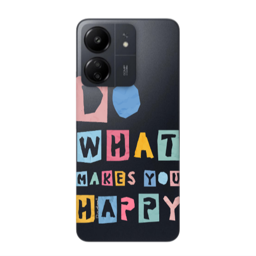 Xiaomi Redmi 13C Do What Makes Transparent Silicone TPU Θήκη