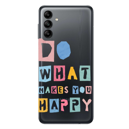 Samsung A13 5G Do What Makes Transparent Silicone TPU Θήκη