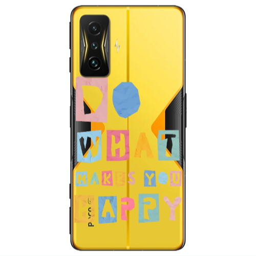 Xiaomi Poco F4 Gt Do What Makes Transparent Silicone TPU Θήκη