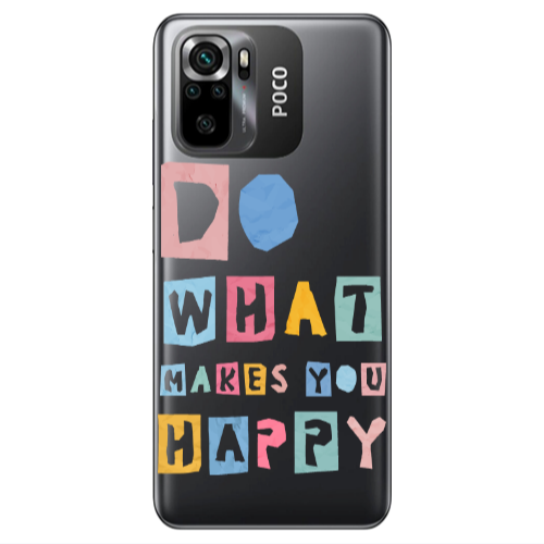 Xiaomi Poco M5 s Do What Makes Transparent Silicone TPU Θήκη