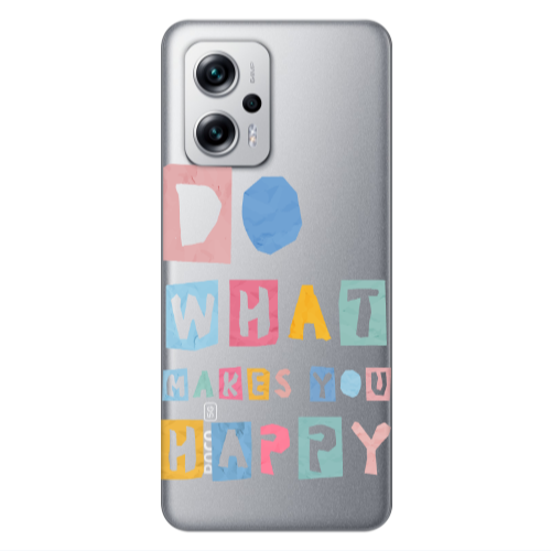 Xiaomi Poco X4 GT Do What Makes Transparent Silicone TPU Θήκη