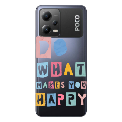 Xiaomi Poco X5 Do What Makes Transparent Silicone TPU Θήκη