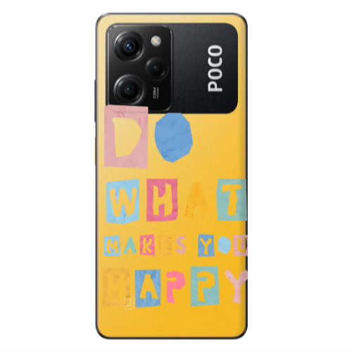 Xiaomi Poco X5 Pro Do What Makes Transparent Silicone TPU Θήκη