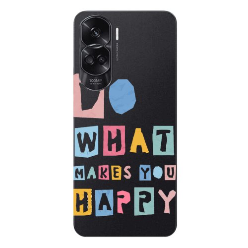 Honor 90 Lite 5G Do What Makes Transparent Silicone TPU Θήκη