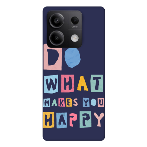 Xiaomi Redmi Note 13 5G Do What Makes Dark blue Colored Silicone TPU Θήκη