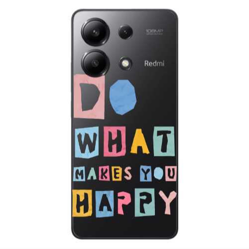 Xiaomi Redmi Note 13 4G Do What Makes Transparent Silicone TPU Θήκη