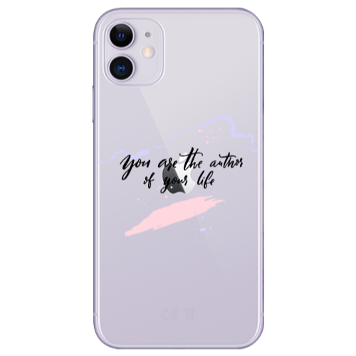 Apple iPhone 11  You are the authors Transparent Silicone TPU Θήκη