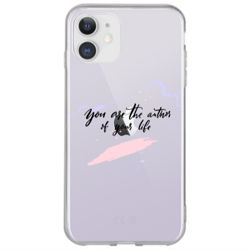 Apple iPhone 12 You are the authors Transparent Silicone TPU Θήκη