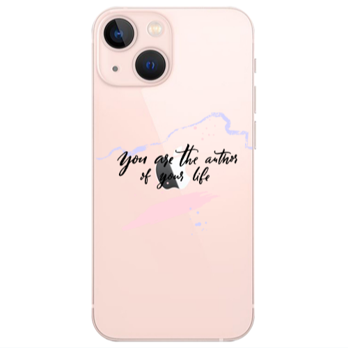 Apple iPhone 13 You are the authors Transparent Silicone TPU Θήκη