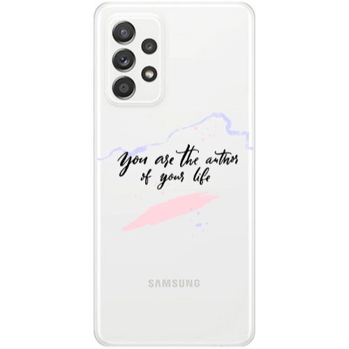 Samsung A52 You are the authors Transparent Silicone TPU Θήκη