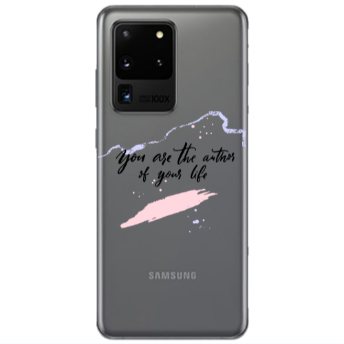 Samsung S20 Ultra You are the authors Transparent Silicone TPU Θήκη