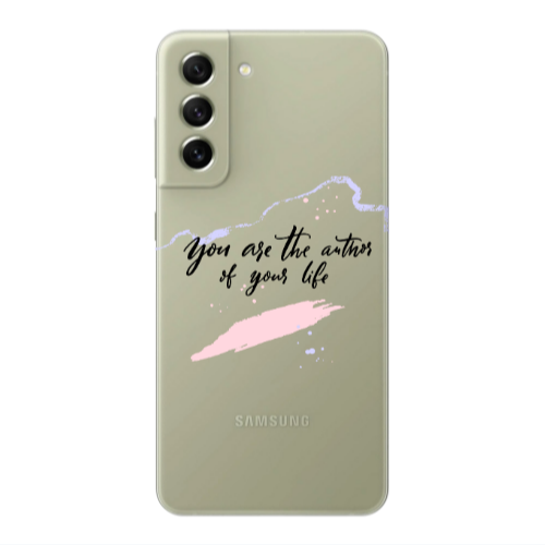 Samsung S21 You are the authors Transparent Silicone TPU Θήκη