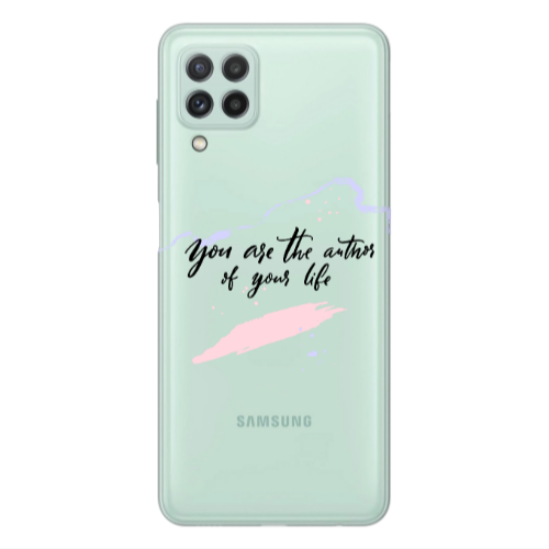 Samsung A22 4G You are the authors Transparent Silicone TPU Θήκη