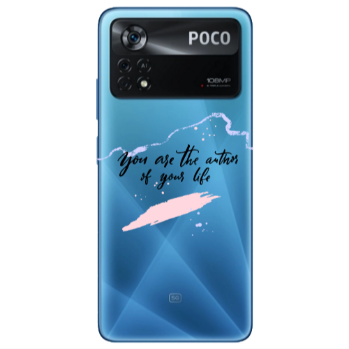 Xiaomi Poco X4 Pro You are the authors Transparent Silicone TPU Θήκη