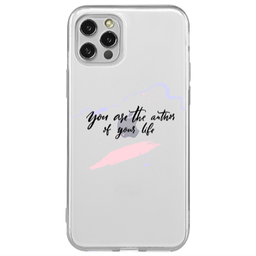 Apple iPhone 12 Pro You are the authors Transparent Silicone TPU Θήκη