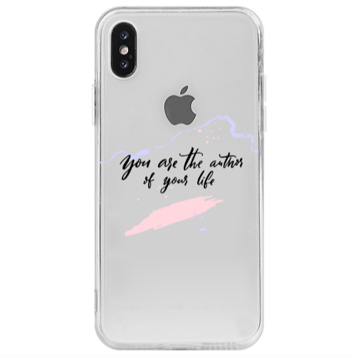 Apple iPhone Xs Max You are the authors Transparent Silicone TPU Θήκη