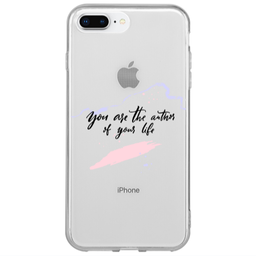 Apple iPhone 7 Plus You are the authors Transparent Silicone TPU Θήκη