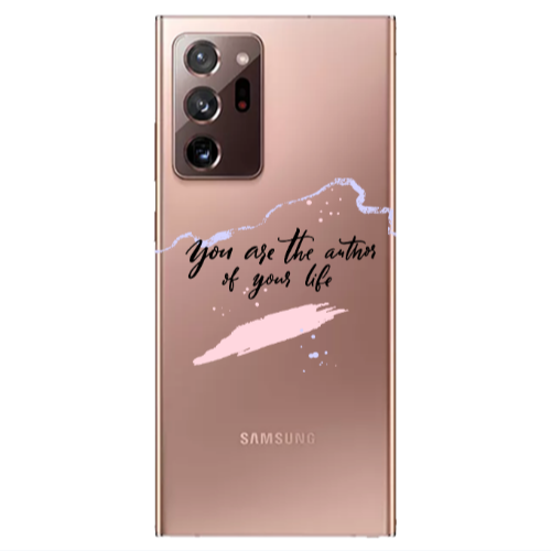 Samsung Note 20 Ultra You are the authors Transparent Silicone TPU Θήκη