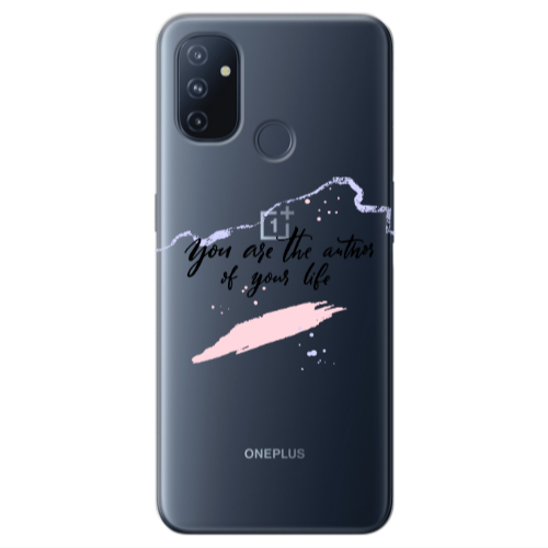 Oneplus Nord 100 You are the authors Transparent Silicone TPU Θήκη
