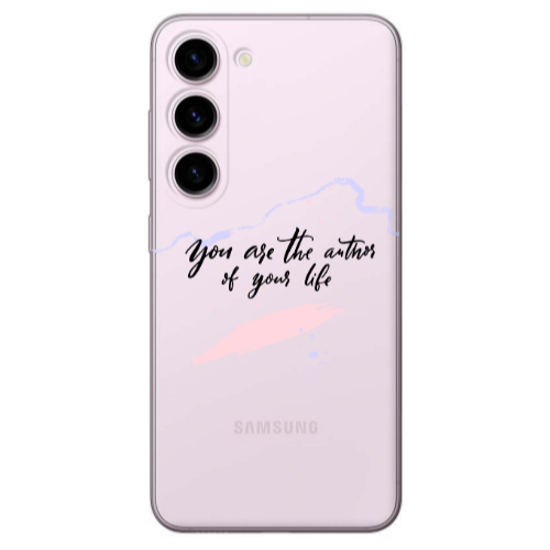 Samsung S23 You are the authors Transparent Silicone TPU Θήκη