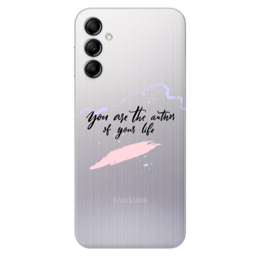 Samsung A24 You are the authors Transparent Silicone TPU Θήκη