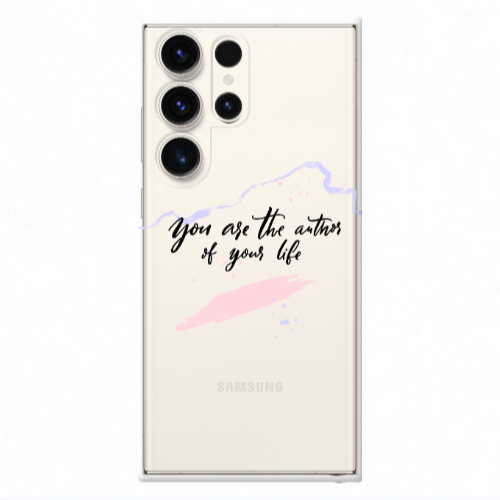 Samsung S23 Ultra You are the authors Transparent Silicone TPU Θήκη