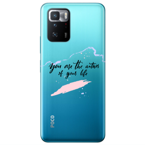 Xiaomi Poco X3 GT You are the authors Transparent Silicone TPU Θήκη
