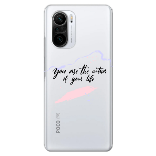 Xiaomi Poco F3 You are the authors Transparent Silicone TPU Θήκη