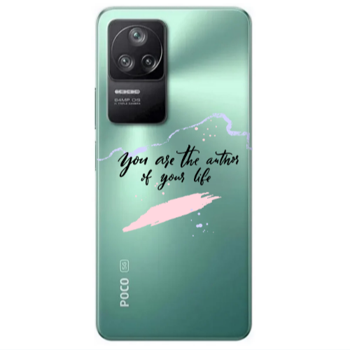 Xiaomi Poco F4 You are the authors Transparent Silicone TPU Θήκη