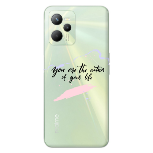 Realme C35 You are the authors Transparent Silicone TPU Θήκη