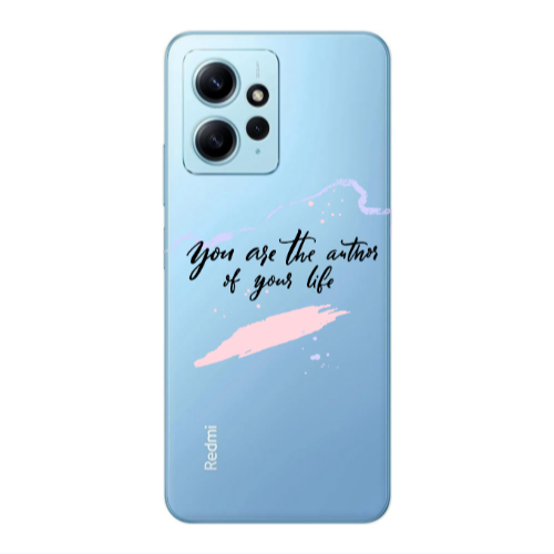 Xiaomi Redmi Note 12 4G You are the authors Transparent Silicone TPU Θήκη