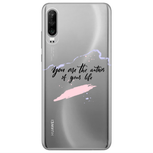 Huawei P30 You are the authors Transparent Silicone TPU Θήκη