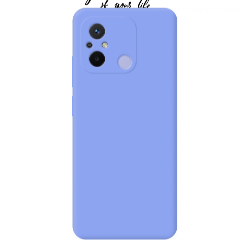 Xiaomi Redmi 12C You are the authors Light Purple Colored Silicone TPU Θήκη