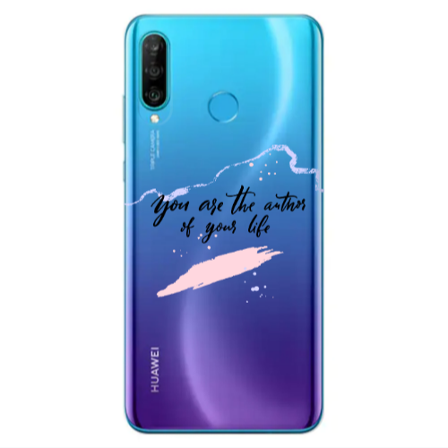 Huawei P30 Lite You are the authors Transparent Silicone TPU Θήκη
