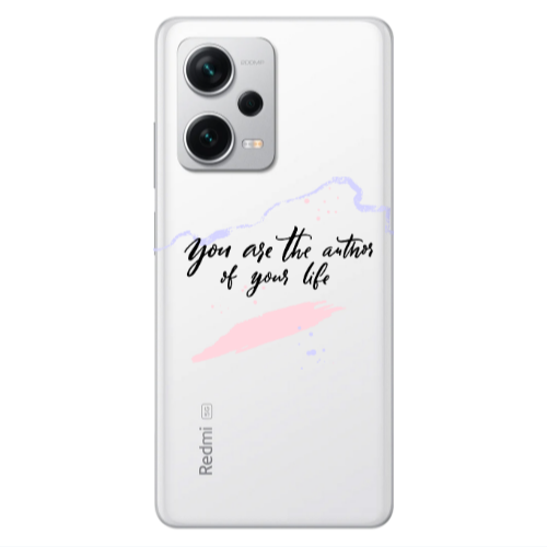 Xiaomi Redmi Note 12 5G You are the authors Transparent Silicone TPU Θήκη