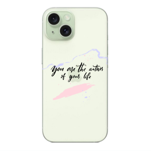 Apple iPhone 15 Plus You are the authors Transparent Silicone TPU Θήκη