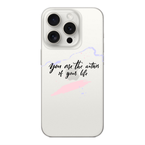 Apple iPhone 15 Pro You are the authors Transparent Silicone TPU Θήκη